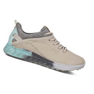 Chaussures de Golf Ecco S-three Spikeless Femme Marron | FR 131SGL